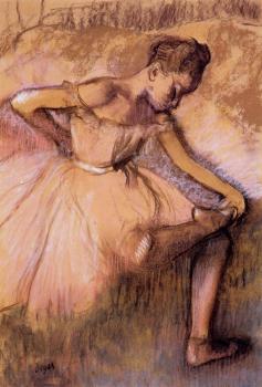 Edgar Degas : Pink Dancer II